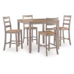 Harperfeld Counter Height Dining Table and 4 Counter Stools - Image 2