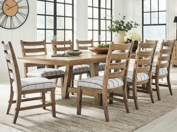 Ridgester Extension Dining Table and 8 Chairs - Image 3