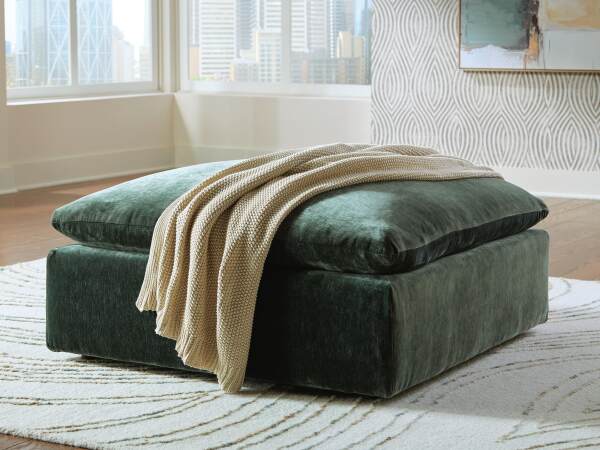 Carriage View Oversized Accent Ottoman - Image 3