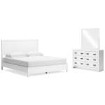 Binterglen King Panel Bed, Dresser and Mirror