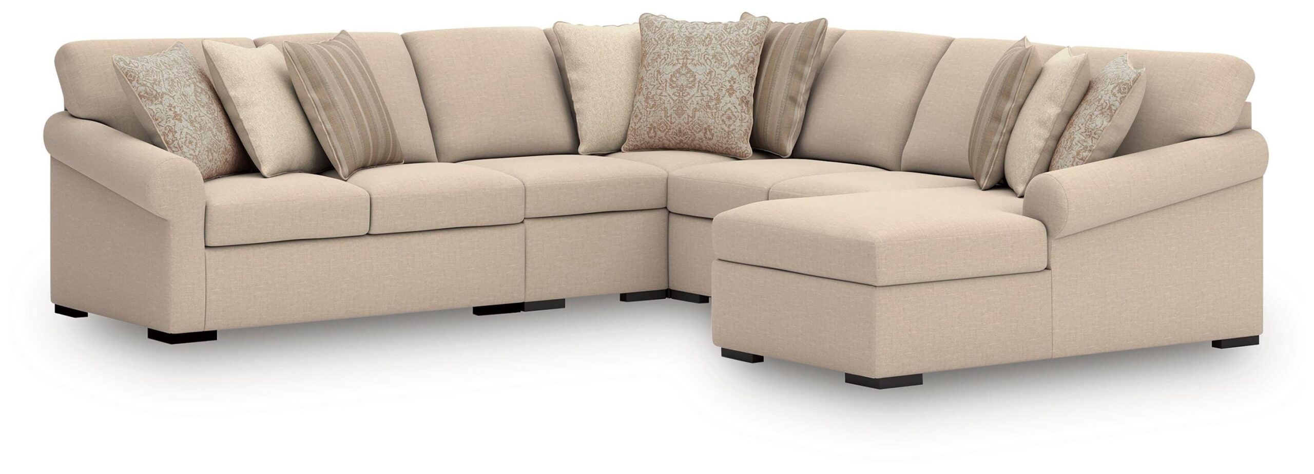 9b715ef717a515150abfa915521c2d1a LadyMae 5-Piece Sectional with Chaise - Image 1