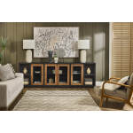 Chelsea 96" Console W/ 4 Doors MSS1270NWT-BLK - Image 3