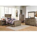 Trinell Twin Panel Bed with 1 Large Storage Drawer - Image 9