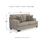 Stonemeade Sofa, Loveseat, Oversized Chair and Ottoman - Image 23