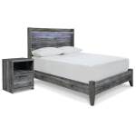 Baystorm Full Panel Bed and Nightstand