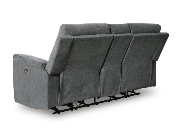 Barnsana Power Reclining Loveseat with Console - Image 8