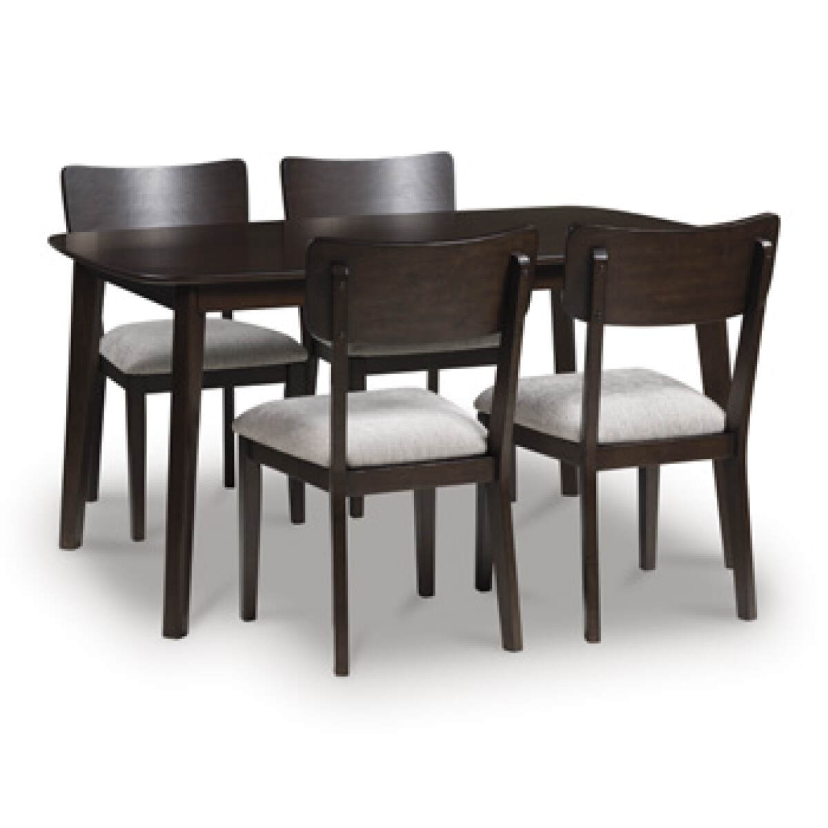 9ceaebe77c79b727c751e284c632e09e Mallenette Dining Table and 4 Chairs (Set of 5) - Image 1