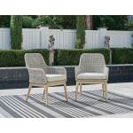 Seton Creek Outdoor Dining Arm Chair (Set of 2) - Image 3