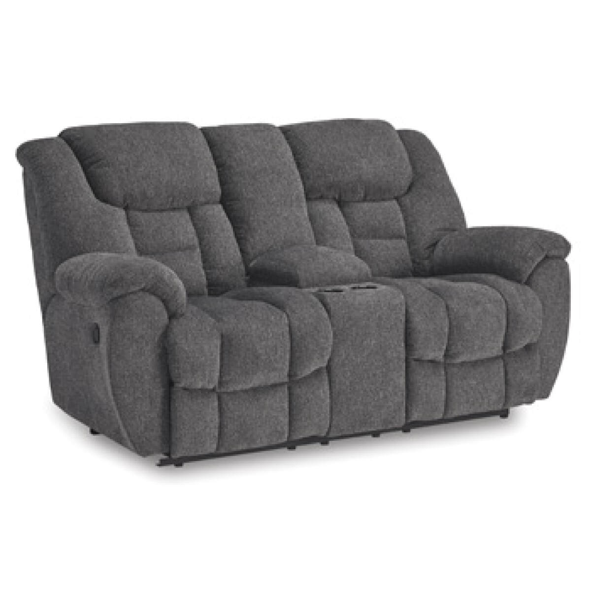 9ea50f09945654a4d89463e5c8d36b18 Foreside Reclining Loveseat with Console - Image 1