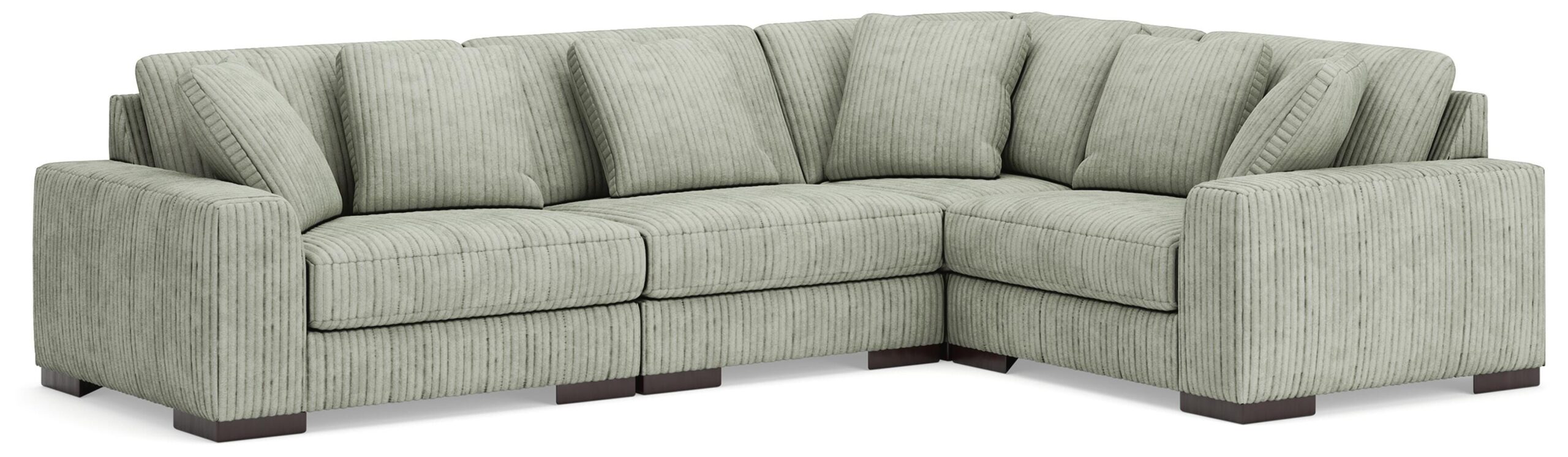 9f6b17c1932ee6cb9d03e7ea981cecd9 Lindyn 4-Piece Sectional - Image 1