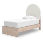 Arloster Twin Upholstered Panel Bed with Storage - Image 4