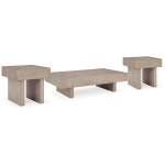 Jorlaina Coffee Table and 2 End Tables