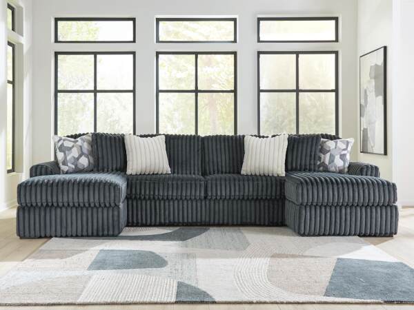 Midnight-Madness 3-Piece Double Chaise Sectional - Image 3