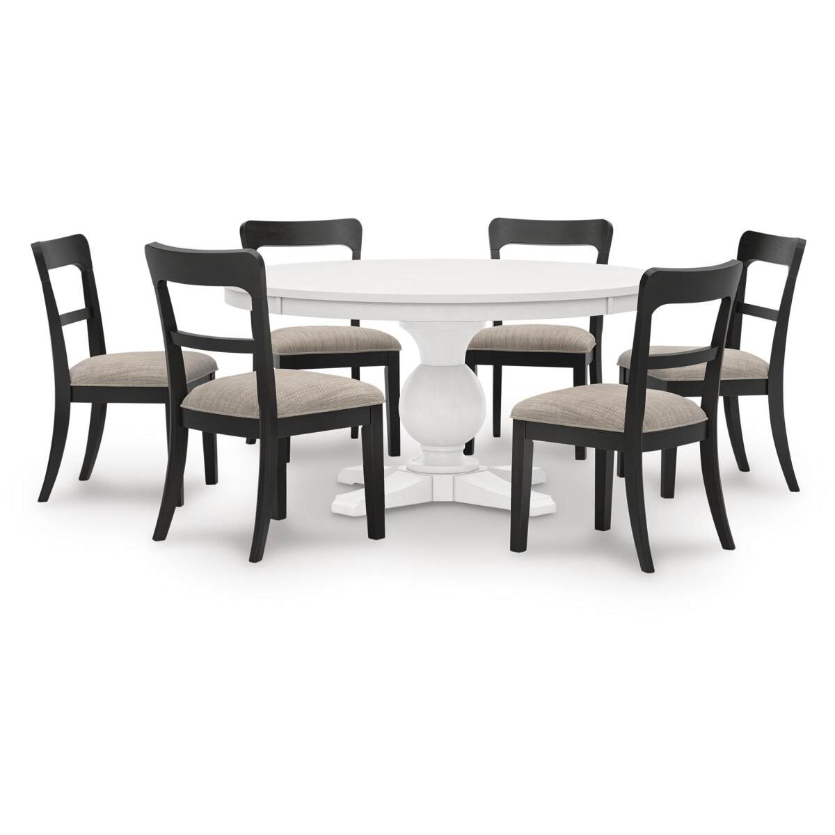 a068e8cc7215b9ed3c0df9c74788f8d0 Greddinton Dining Table and 6 Chairs - Image 1