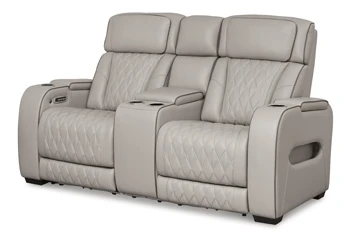 a0bf0f7a16e3014f11211c37868fd359 Boyington Power Reclining Loveseat with Console - Image 1