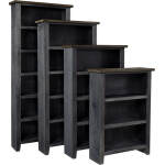 Eastport 84" Bookcase W/ 5 Fixed Shelves ME3484-MBL - Image 4