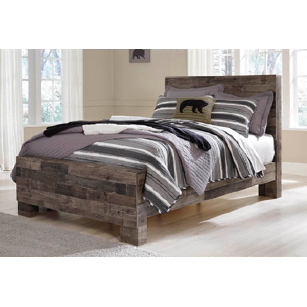 a0eb464092da7ad3640d3ea1fede33a6 Derekson Full Panel Bed - Image 1