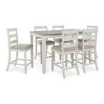 Skempton Counter Height Dining Table and Bar Stools (Set of 7)