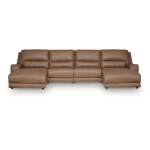 DeepWakes 4-Piece Power Reclining Sectional with Chaise