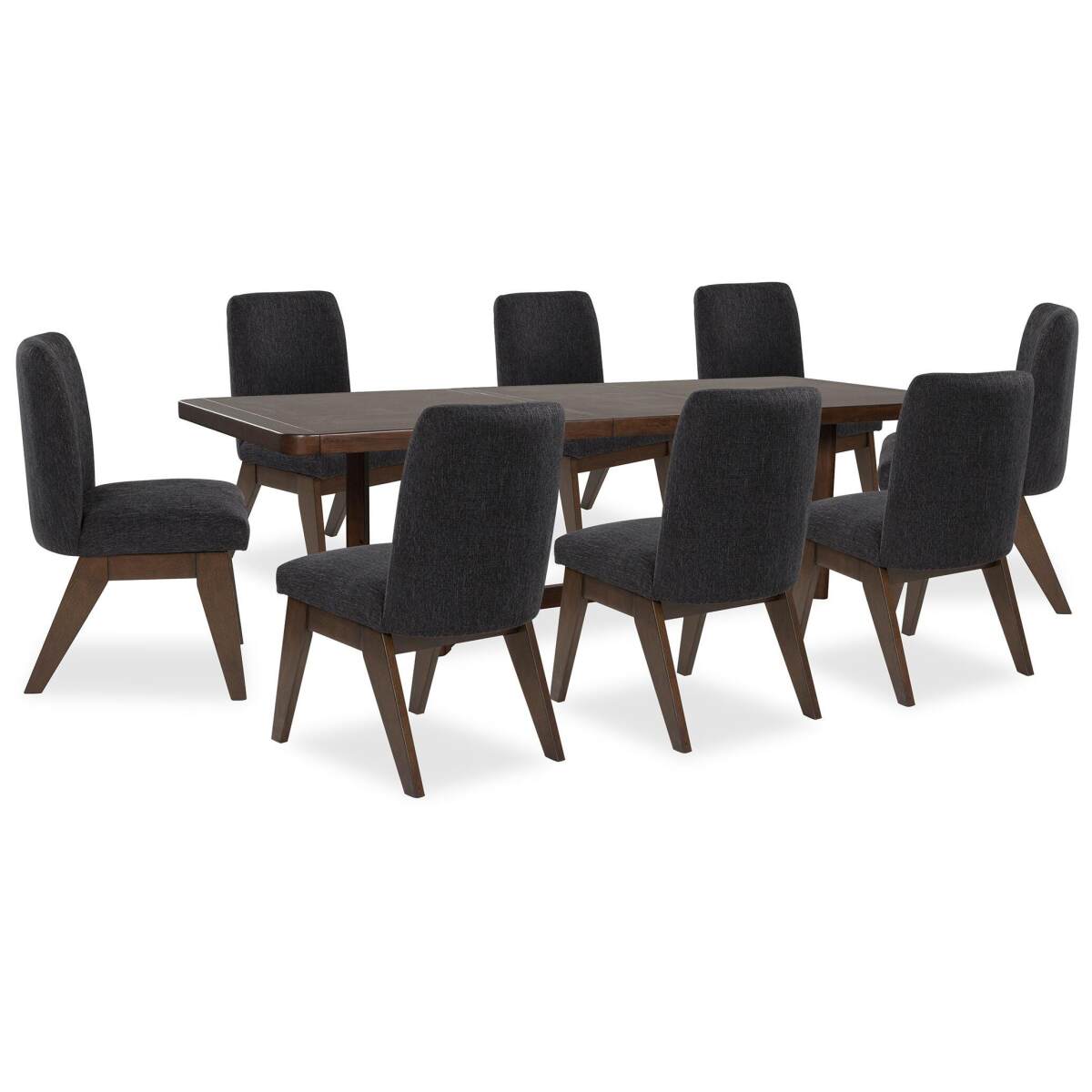 a13f6e92d6cae7250d83d20ed50de8f5 Dilenno Extension Dining Table and 8 Chairs - Image 1