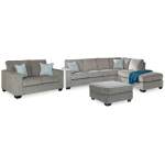 Altari 2-Piece Sleeper Sectional, Loveseat and Ottoman