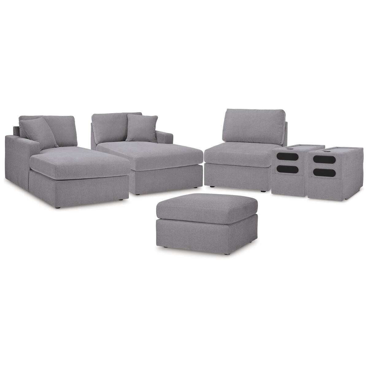 a2323087eac8d0a0e26d4d274852830c Modmax 5-Piece Sectional and Ottoman - Image 1