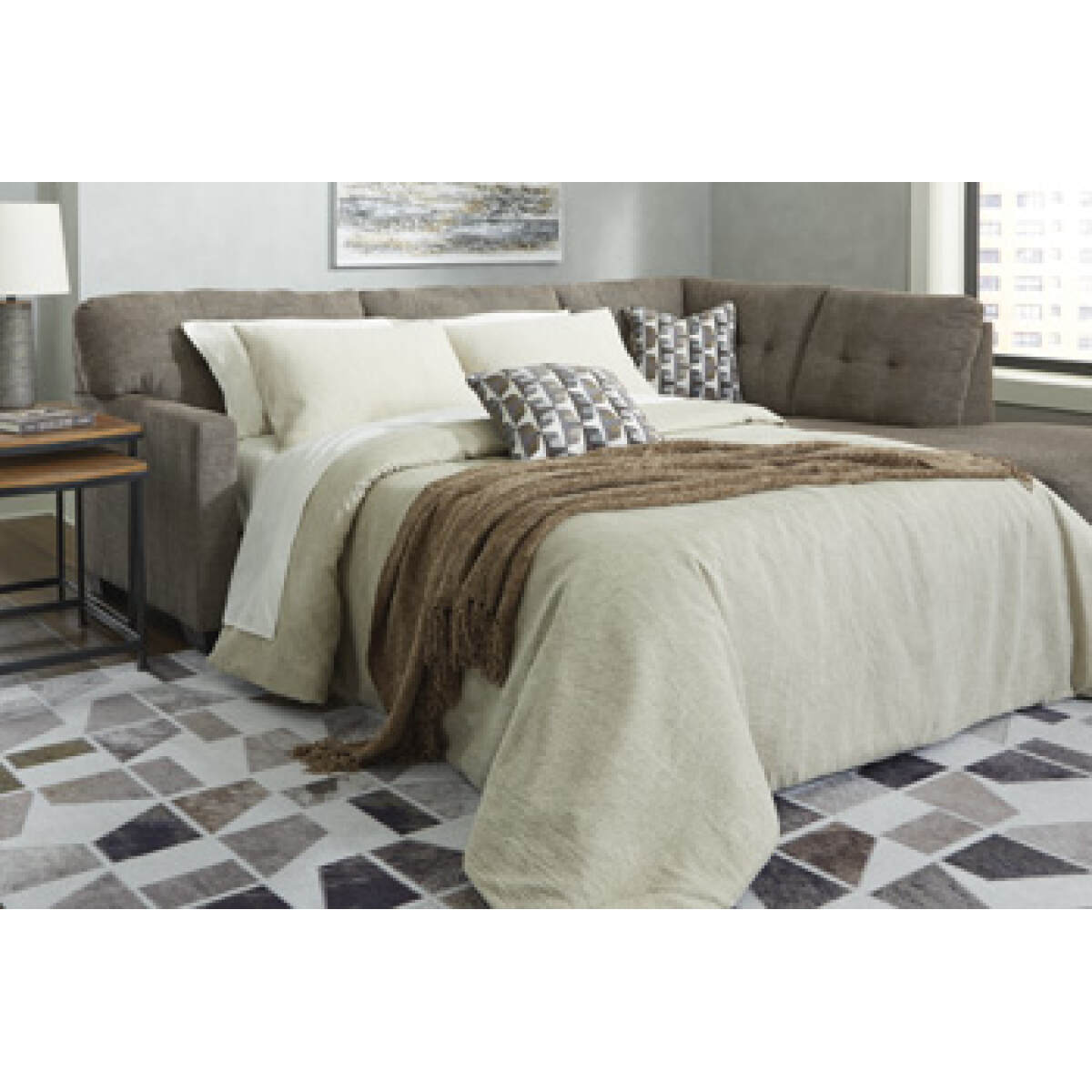 a268ca8530a94c5774134c56ac343190 Mahoney Left-Arm Facing Full Sofa Sleeper - Image 1