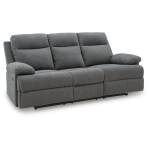 Side-Swipe Reclining Sofa with Drop Down Table - Image 2