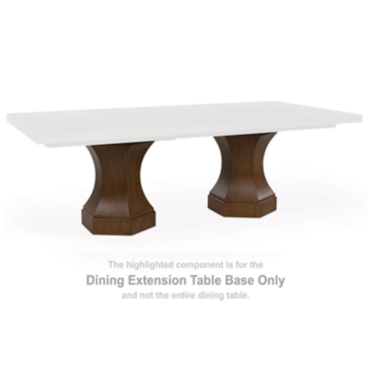 a2afb10ecc9efb0b8d4b9765170abf2c Jorlaina Dining Extension Table Base - Image 1