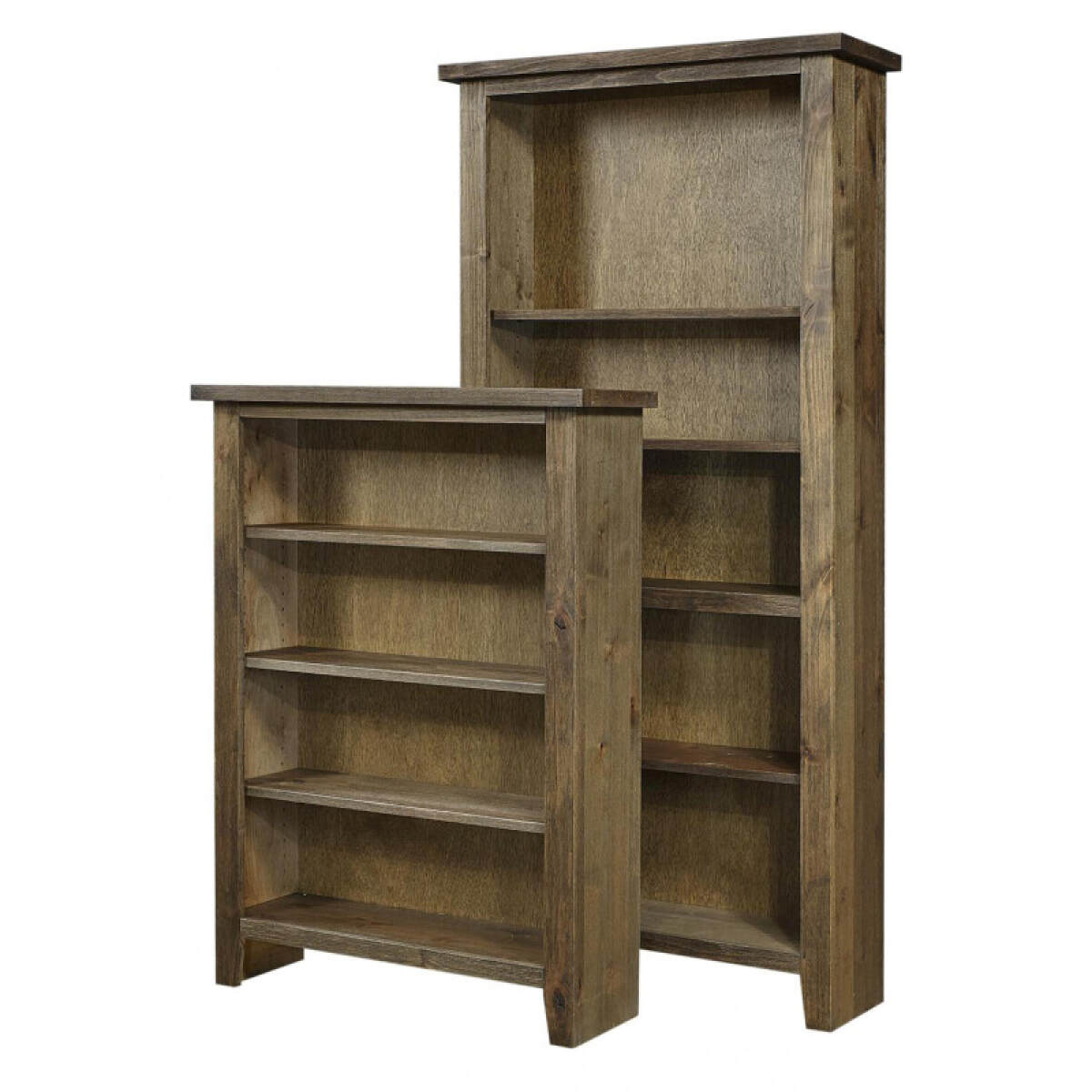 a2f1f5f747d57b767e59e7fa552d4c33 Alder Grove Bookcase 84"h 1 Fixed & 4 Adj Shelves DG3484-TOB - Image 1