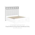 Ashbryn King/California King Panel Headboard with Roll Slats - Image 2