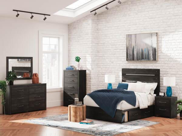 Hollivern Full Panel Bed with Storage - Image 13