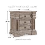 Blairhurst Queen Panel Bed, Dresser, Mirror and 2 Nightstands - Image 11