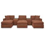 Modmax 5-Piece Sectional and 3 Ottomans - Image 3