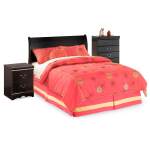 Huey Vineyard Full Sleigh Headboard, Chest and Nightstand