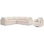 Modmax 5-Piece Sectional and Swivel Glider Recliner