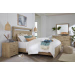 Modern Loft 2 Drawer Nightstand W/ Power IML-450-KHK-3 - Image 3