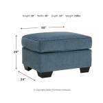 Cashton Chair and Ottoman - Image 12