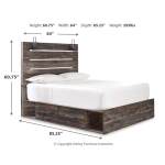 Drystan Queen Panel Bed with 4 Storage Drawers - Image 5
