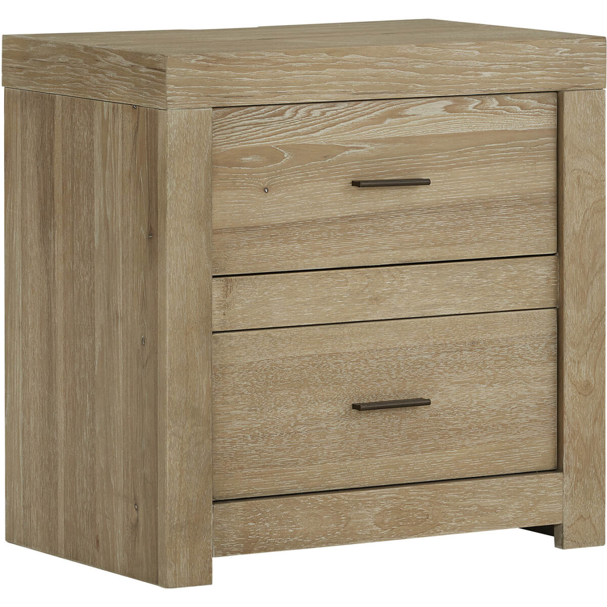 a563d23e6653eb1f0d87df8485b9c157 Modern Loft 2 Drawer Nightstand W/ Power IML-450-KHK-3 - Image 1