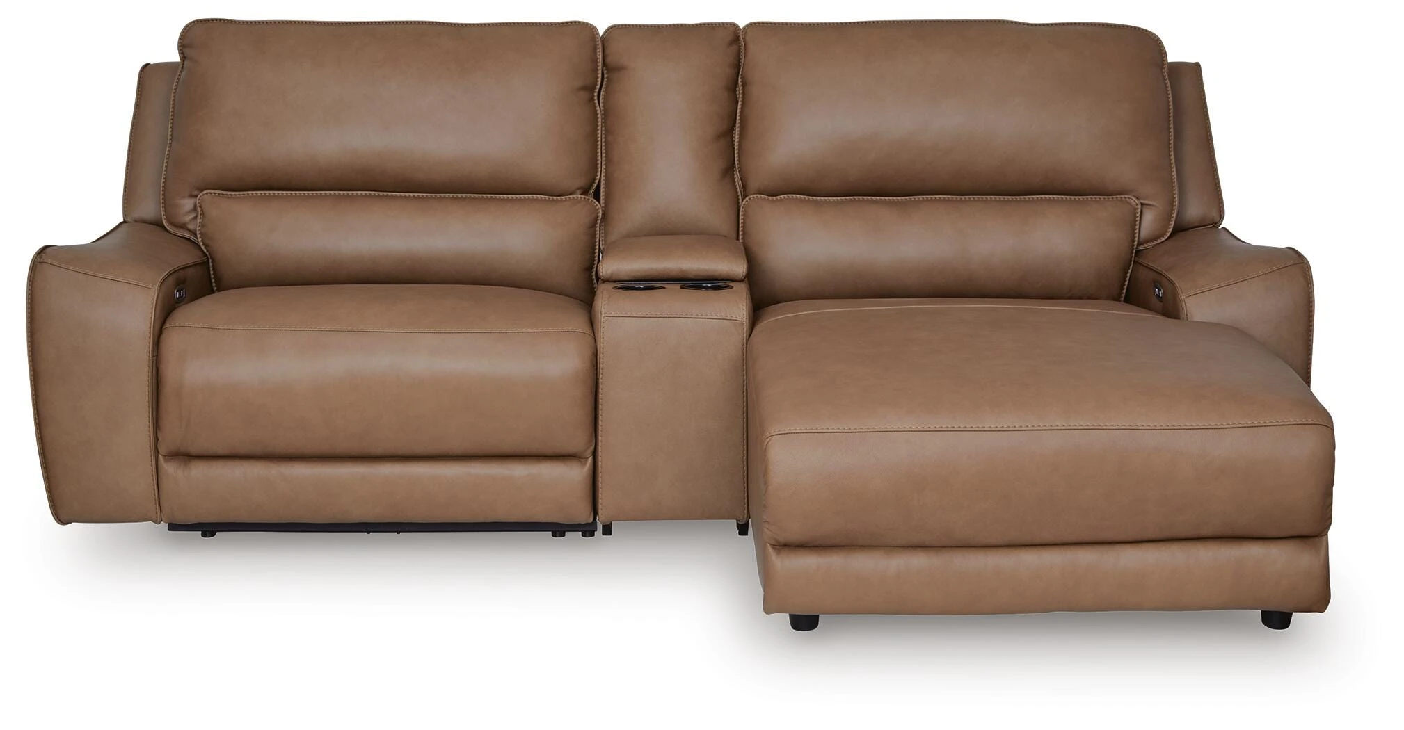 a5b8fb021b9f7e59550dabe882db704a DeepWakes 3-Piece Power Reclining Sectional with Chaise - Image 1