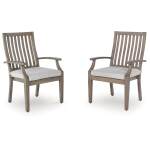 Rainier Ranch Outdoor Arm Chair with Cushion (Set of 2) - Image 2