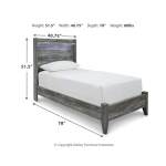Baystorm Twin Panel Bed, Dresser and Nightstand - Image 13