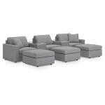 Modmax 5-Piece Sectional and 3 Ottomans - Image 2