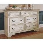Realyn King Upholstered Panel Bed and Dresser - Image 10