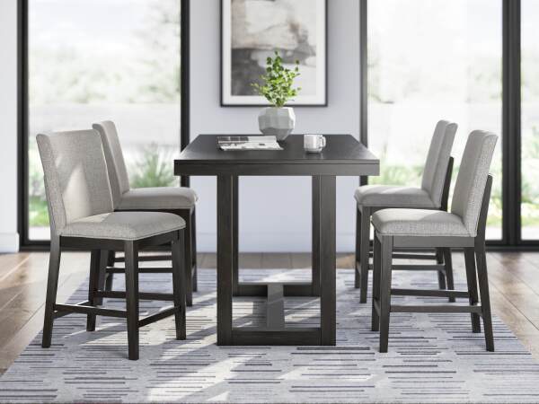 Neymorton Counter Height Dining Table and 4 Barstools - Image 18