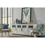 Finnegan 78" Console W/ 4 Doors MTT1250-WHI - Image 3