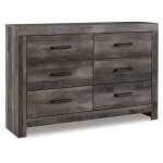 Wynnlow King Panel Bed with Mirrored Dresser and Nightstand - Image 6