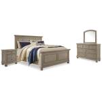 Lettner King Panel Bed, Dresser, Mirror and 2 Nightstands - Image 2