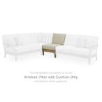 Clare View Armless Chair with Cushion - Image 3
